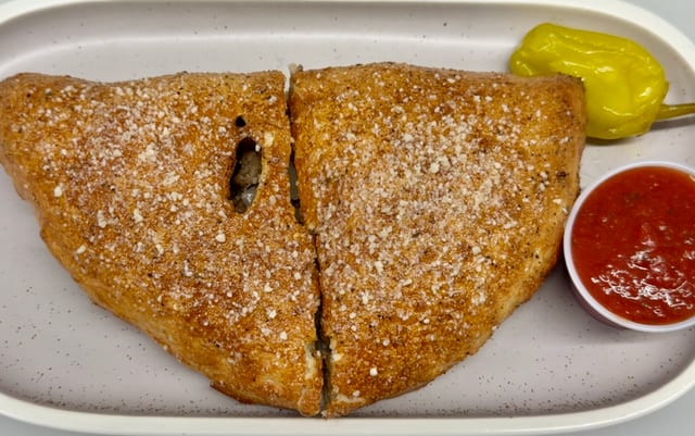 Steak & Cheese Calzone.