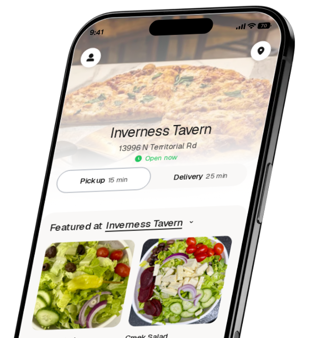 Inverness Tavern app preview