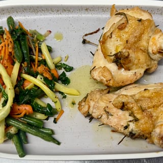Roasted Chicken Frenched